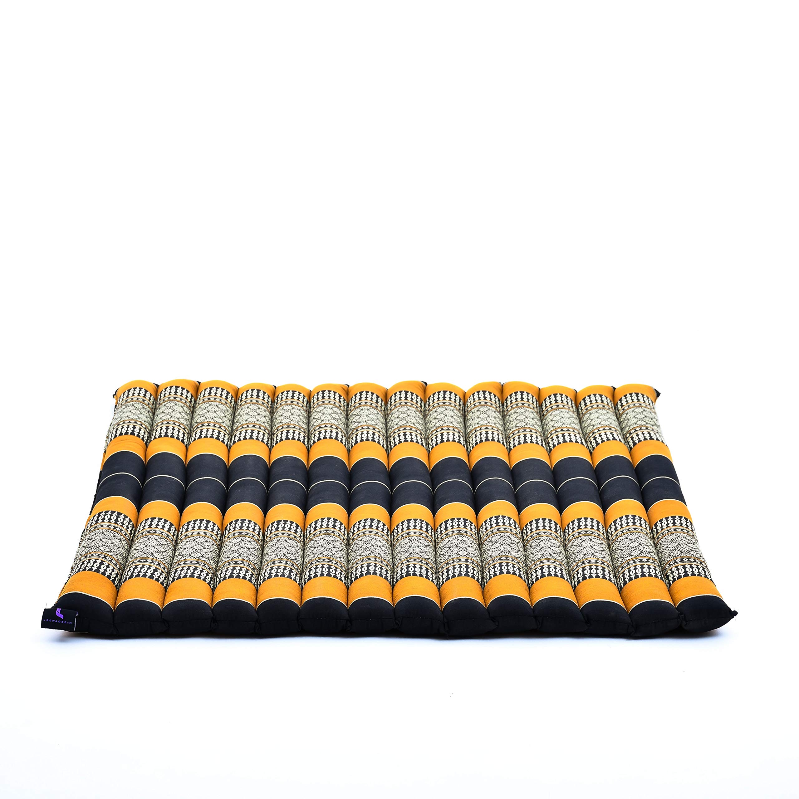Leewadee Zabuton Meditation Mat 70 x 70 cm - Kapok Floor Cushion Yoga — image 1