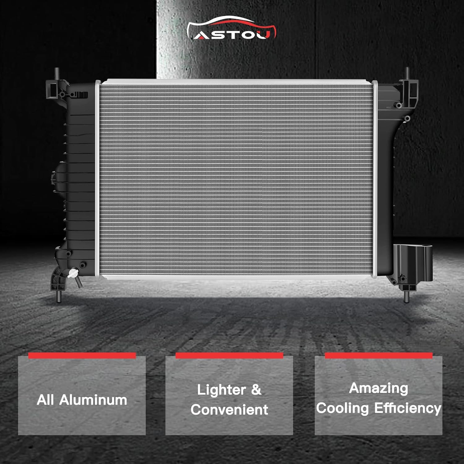 Radiator Fit for Chevrolet for Sonic 1.8L 2012-2018 Replacement 13247 New Aluminum Radiator