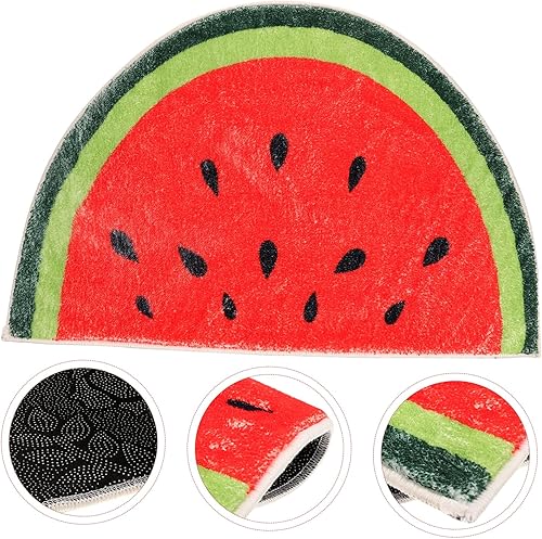 Miniatura 5 de Tapete de suelo de sandía, tapete personalizado para puerta al aire libre, tapete de baño, alfombra de frutas