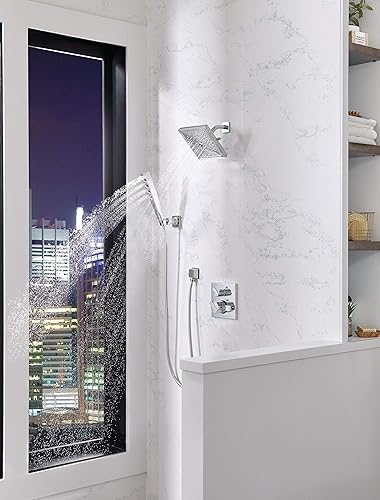 Miniatura 5 de Delta Faucet Ara 17 Series - Kit de moldura de válvula desviadora integrada de 6 ajustes, kit de moldura de válvula desviadora cromada, kit