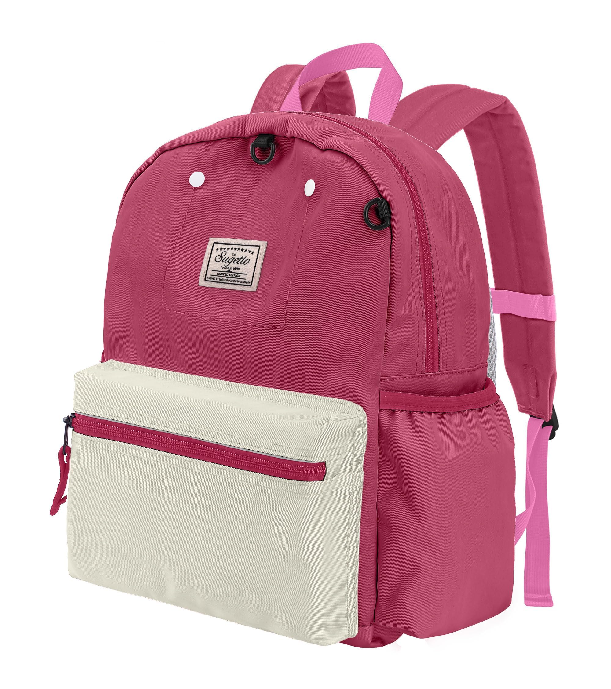 sugetto Toddler Backpack for Boys Girls 2-5, School Kids Backpacks Bookbag, Kindergarten Preschool Backpack for boys girls 13.3" H Fit Folder