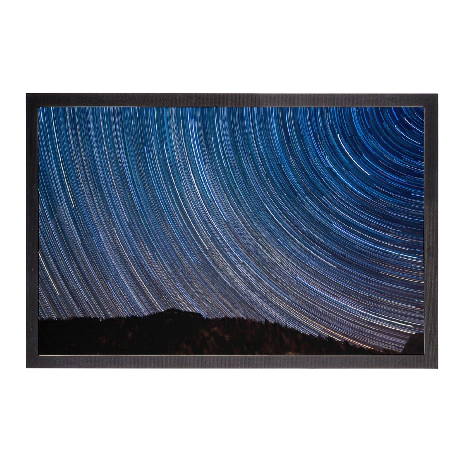 Paillasson Le Temps Passe sous Les Étoiles anti-saleté 75x50cm