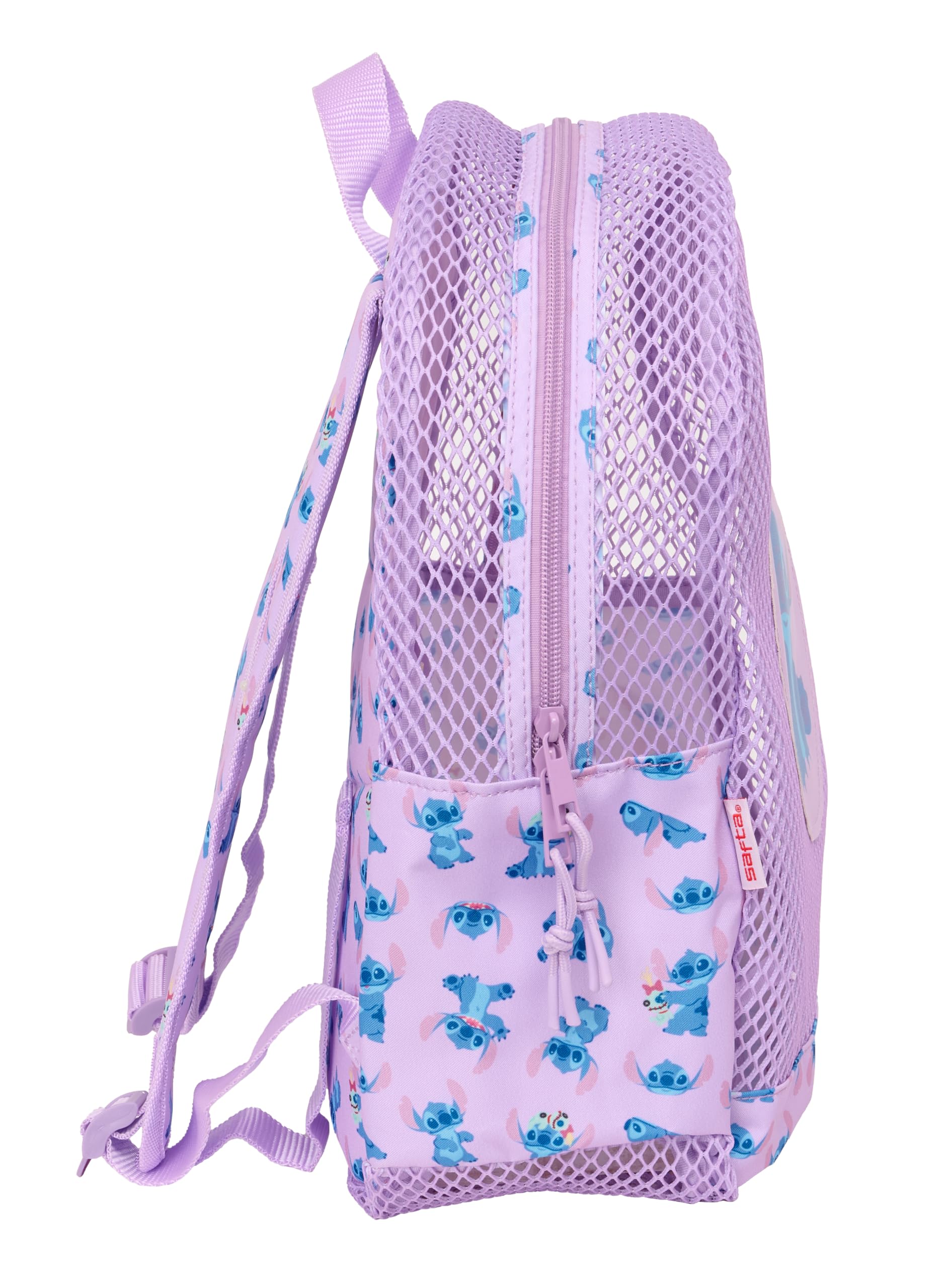 STITCH - Mochila Infantil de Playa, Anti Arena, con Asas, Fácil Limpieza, Ideal para Niños de Diferentes Edades, Cómoda y Versátil, 32x12x38 cm