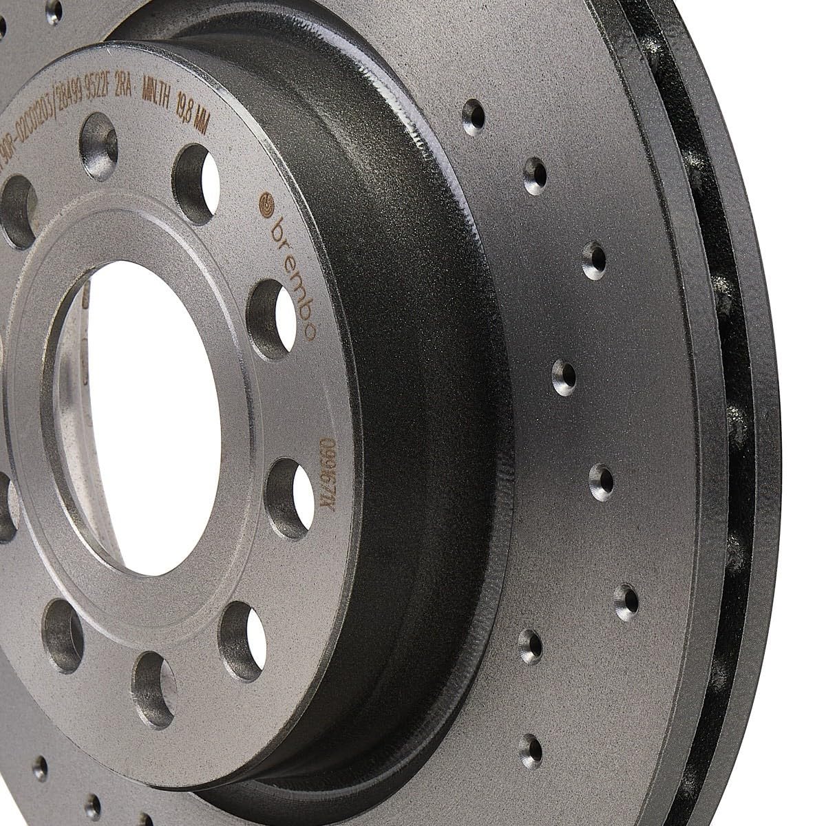 BREMBO 09.9167.1X, 2 szt Tarcze Hamulcowe przód 280mm