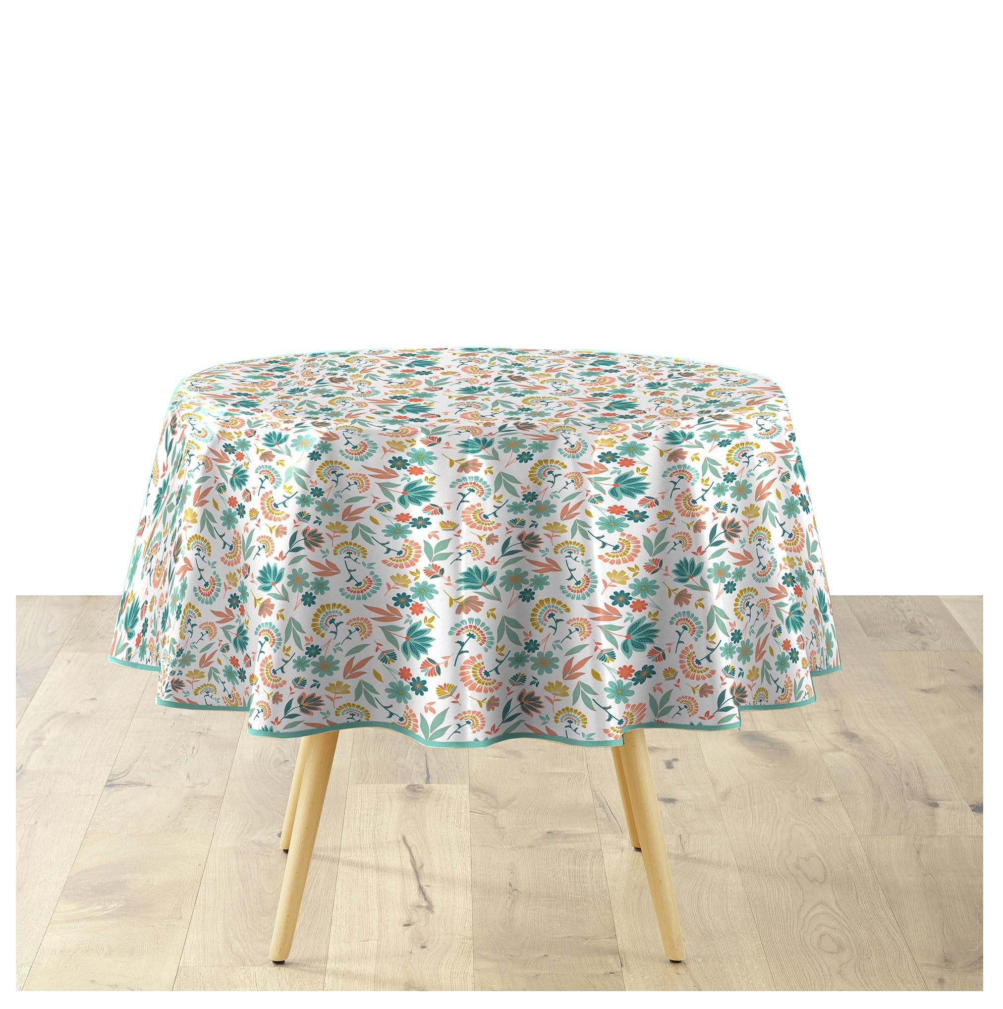 Tovaglia Rotonda Dahlia in Lino ¿ 220cm - Arredo per la casa