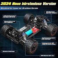 HAIBOXING 1:18 4WD RC Monster Truck 48km/h Brushless Távirányított Autó 6