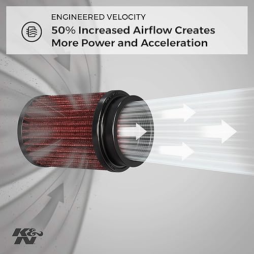 Miniatura 2 de K&N Filtro de aire de repuesto de alto rendimiento CM-8009, negro
