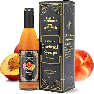 Liquid Alchemist Peach Syrup for Drinks - Real Ingredients Make our Peac...