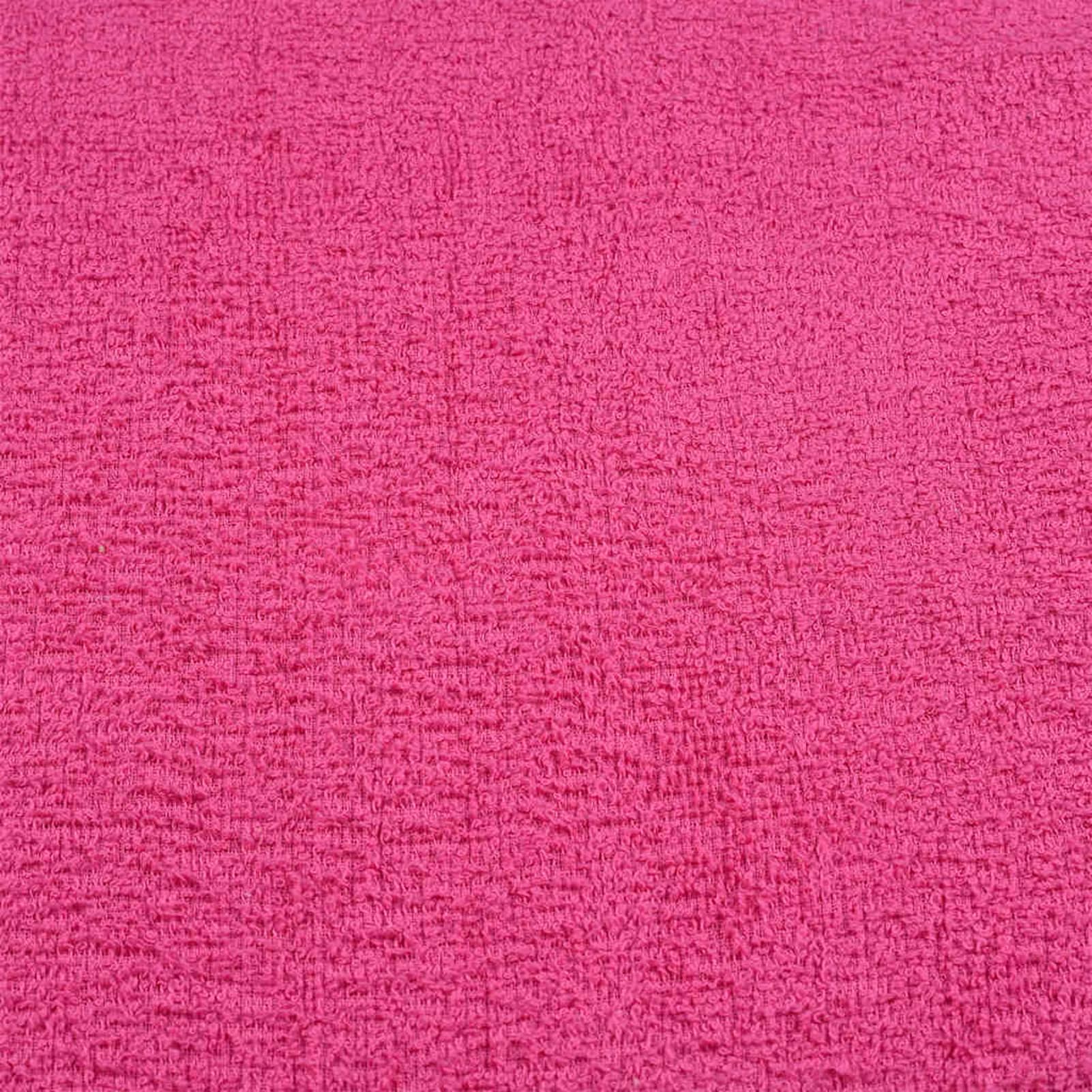 Homgoday Set Asciugamani FROGN 100% Cotone, 4 Asciugamani 50x100 cm + 2 Asciugamani Doccia 70x140 cm, Rosa, 360 g/m2, Oeko-Tex, Lavabile, Multiuso