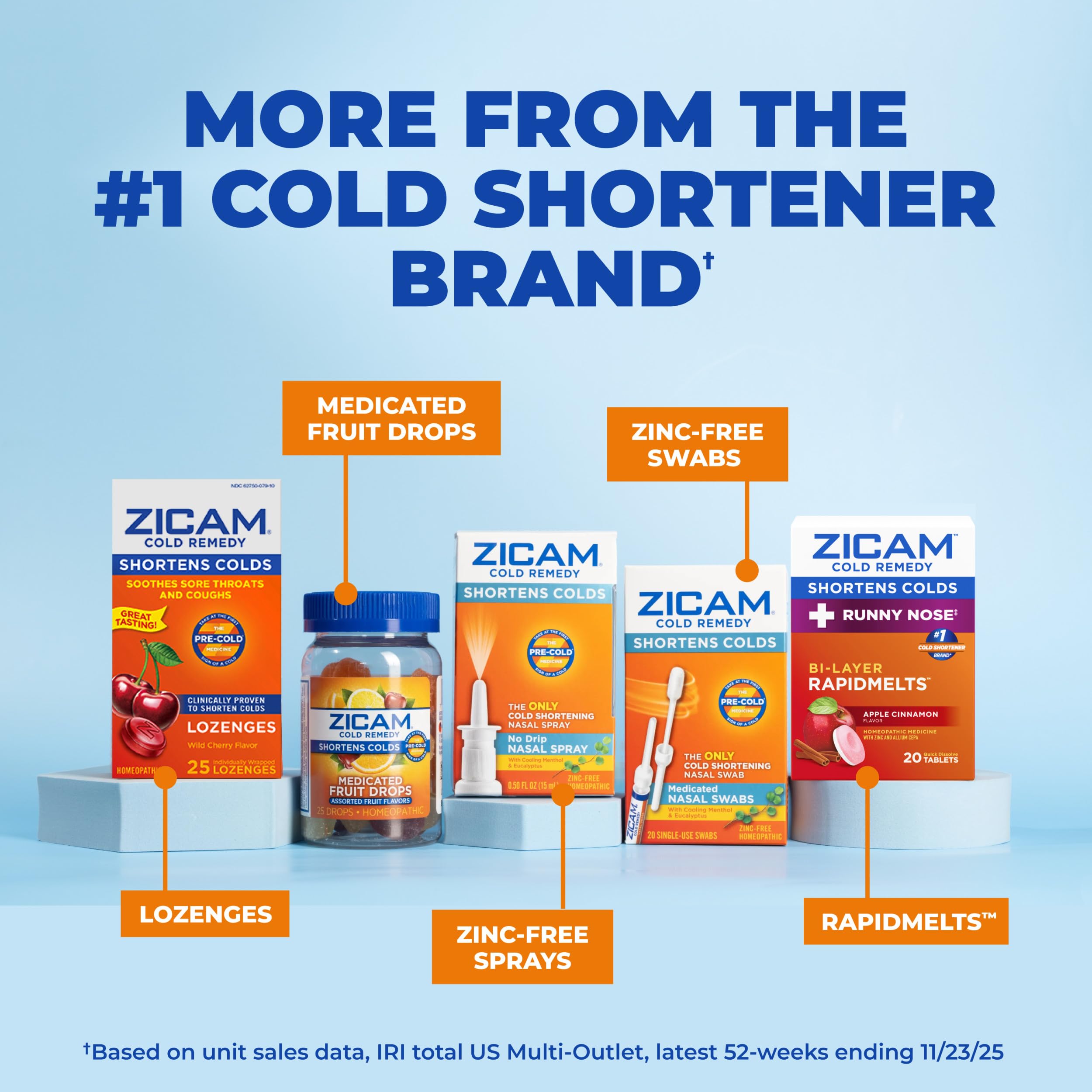 Zicam Cold Remedy RapidMelts Plus Runny Nose, Apple Cinnamon, 20 Count — Amazon image 9
