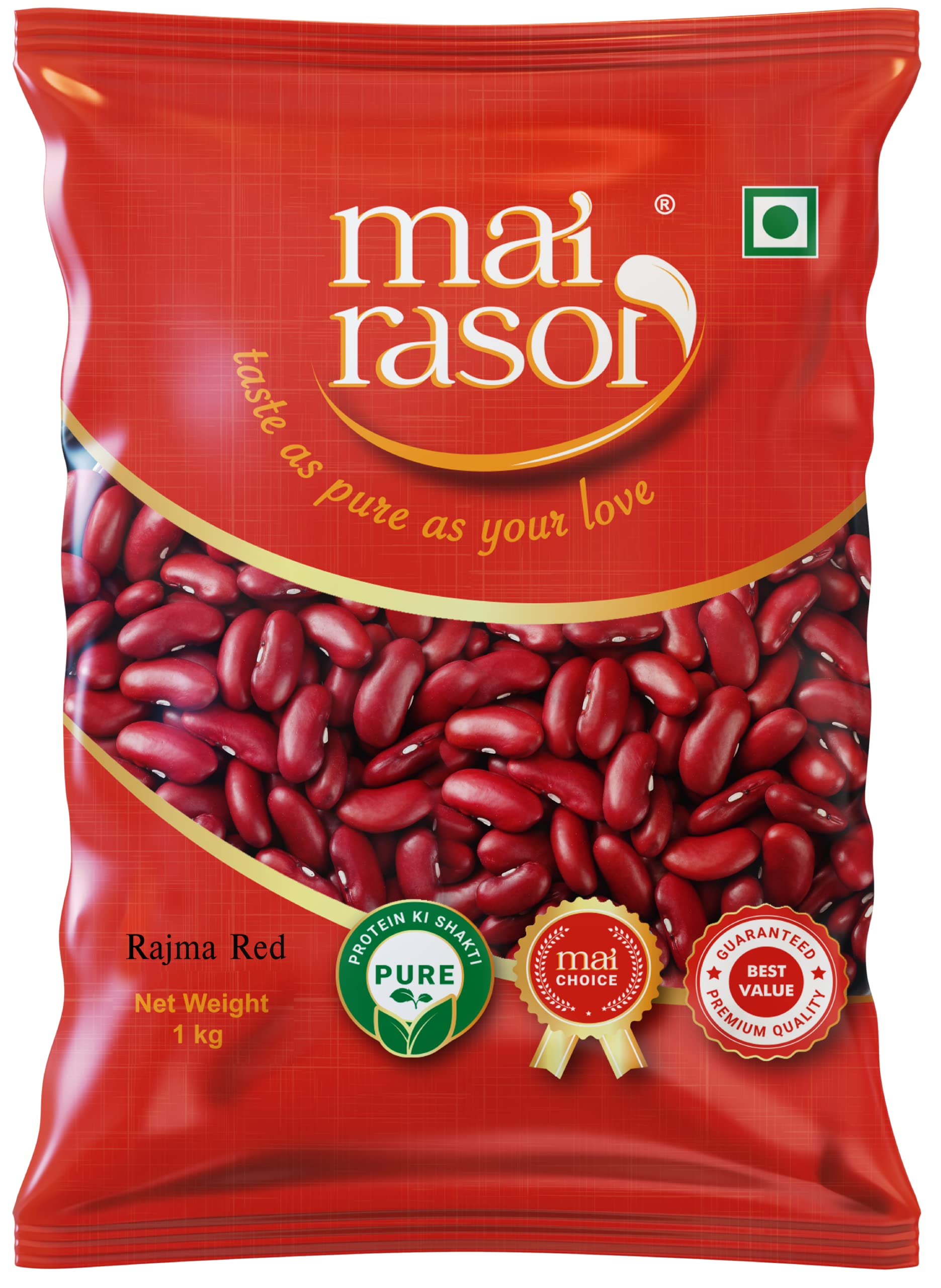 MAI RASOI Rajma Red 1Kg Pouch