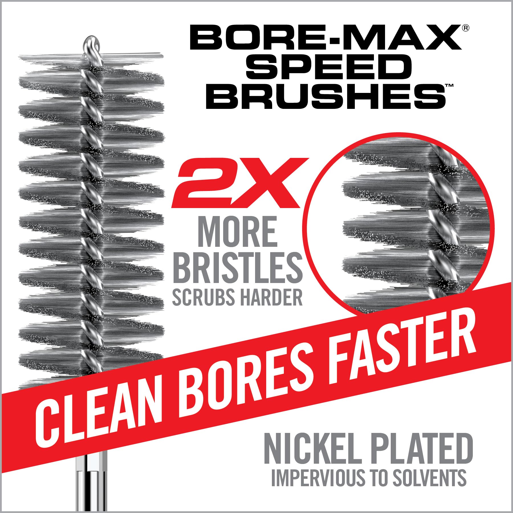 Otis Technology Bore Brush Pack .30-06/.300/30-30 Cal. 2 pk, Brass