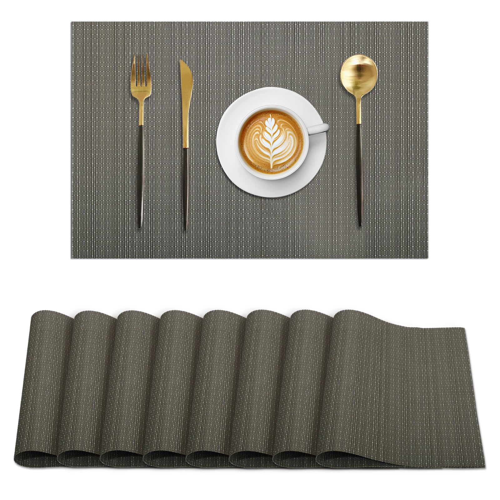 Sets de table en PVC résistant à la chaleur et lavable pour une protection haut de gamme