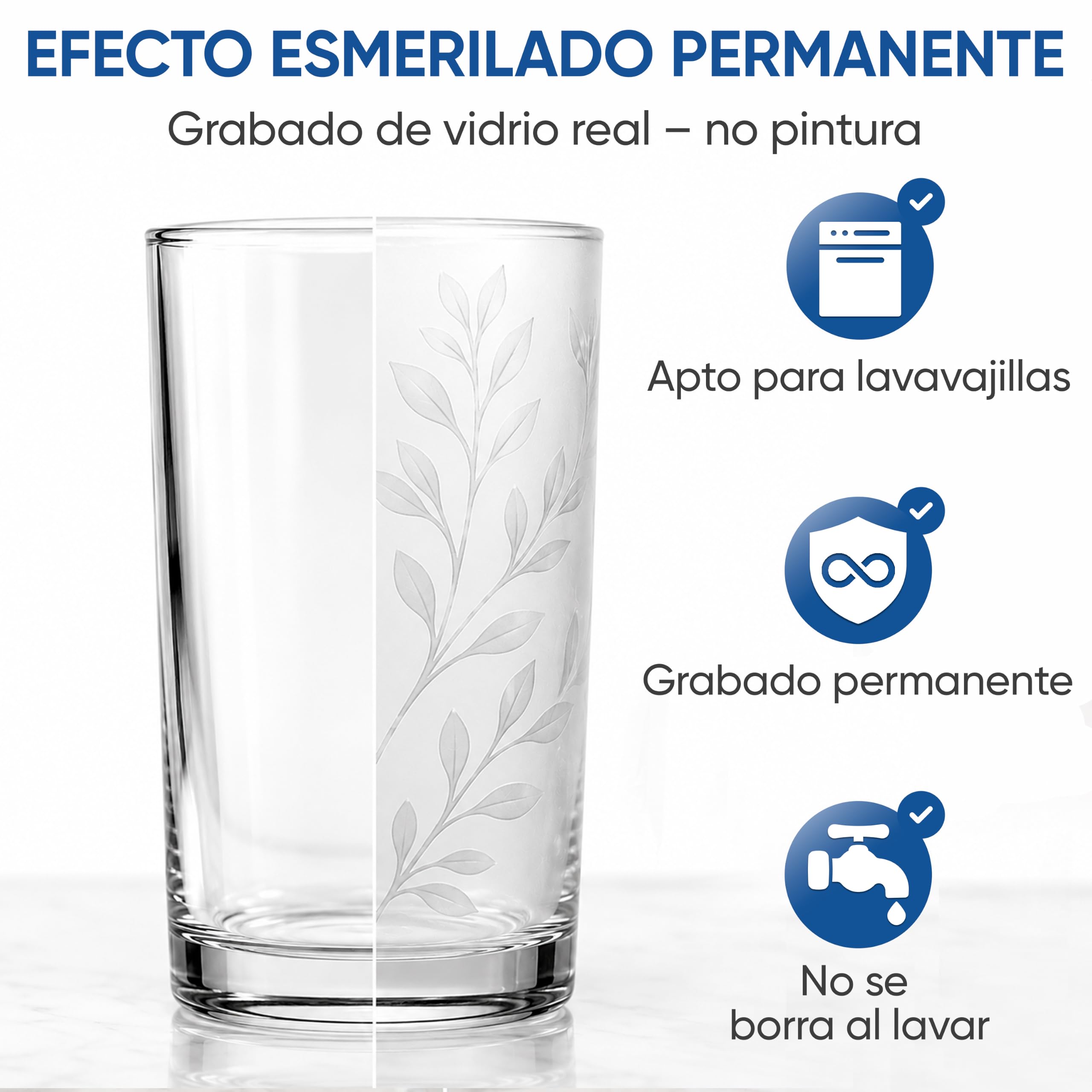 Crema Acido para Grabar Vidrio 50 ml (130 g) – Pasta para Grabar Cristal con Efecto Esmerilado Permanente para Vasos, Copas, Botellas y Jarrones | Glass Etching Cream para Decorar Vidrio