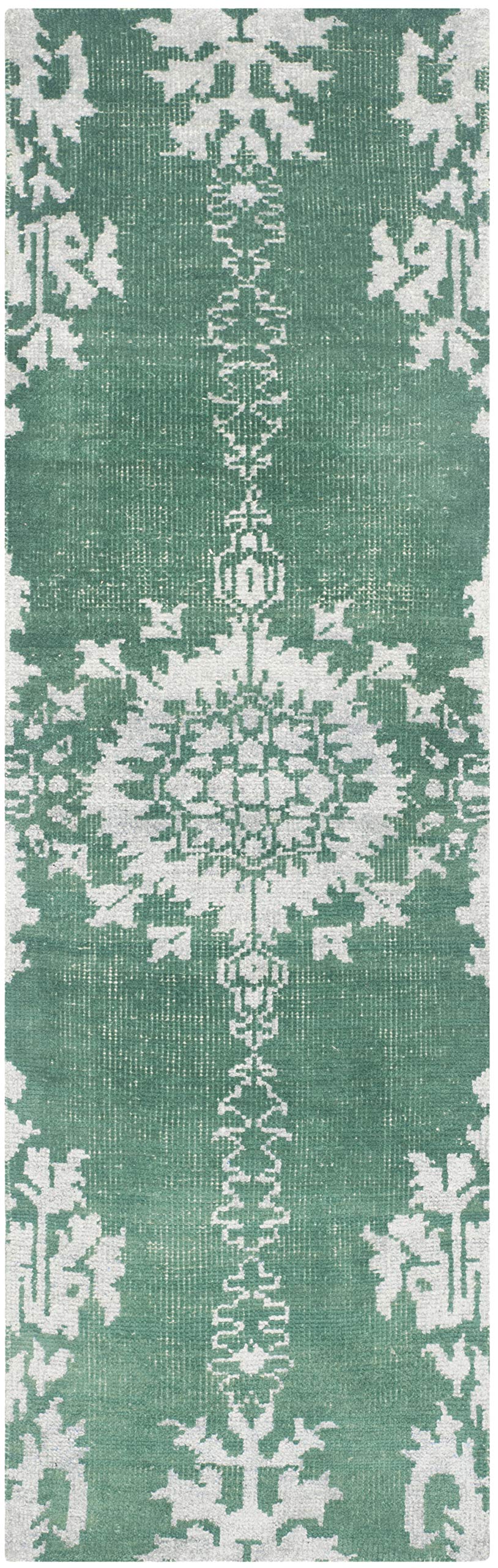 Tapis Tissé Main Style Herati Balochi, 100% Laine Pure, 4.7x2.9 Pieds, Neuf Avec étiquettes