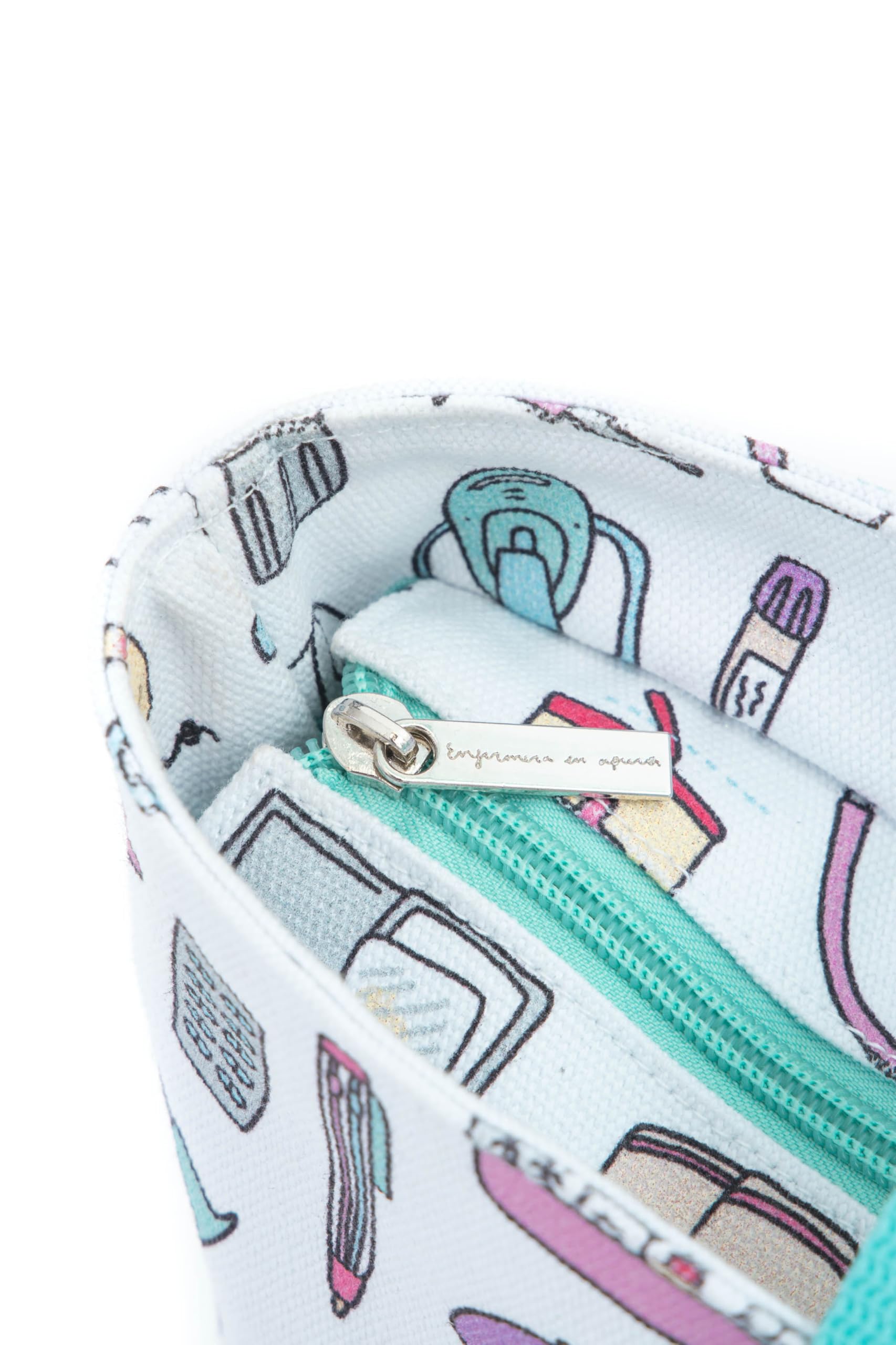 Enfermera en apuros® Bolso Cosas de Enfermeros para Enfermera, capacidad amplia con Bolsillo Interior | Tote bag para el trabajo sanitario