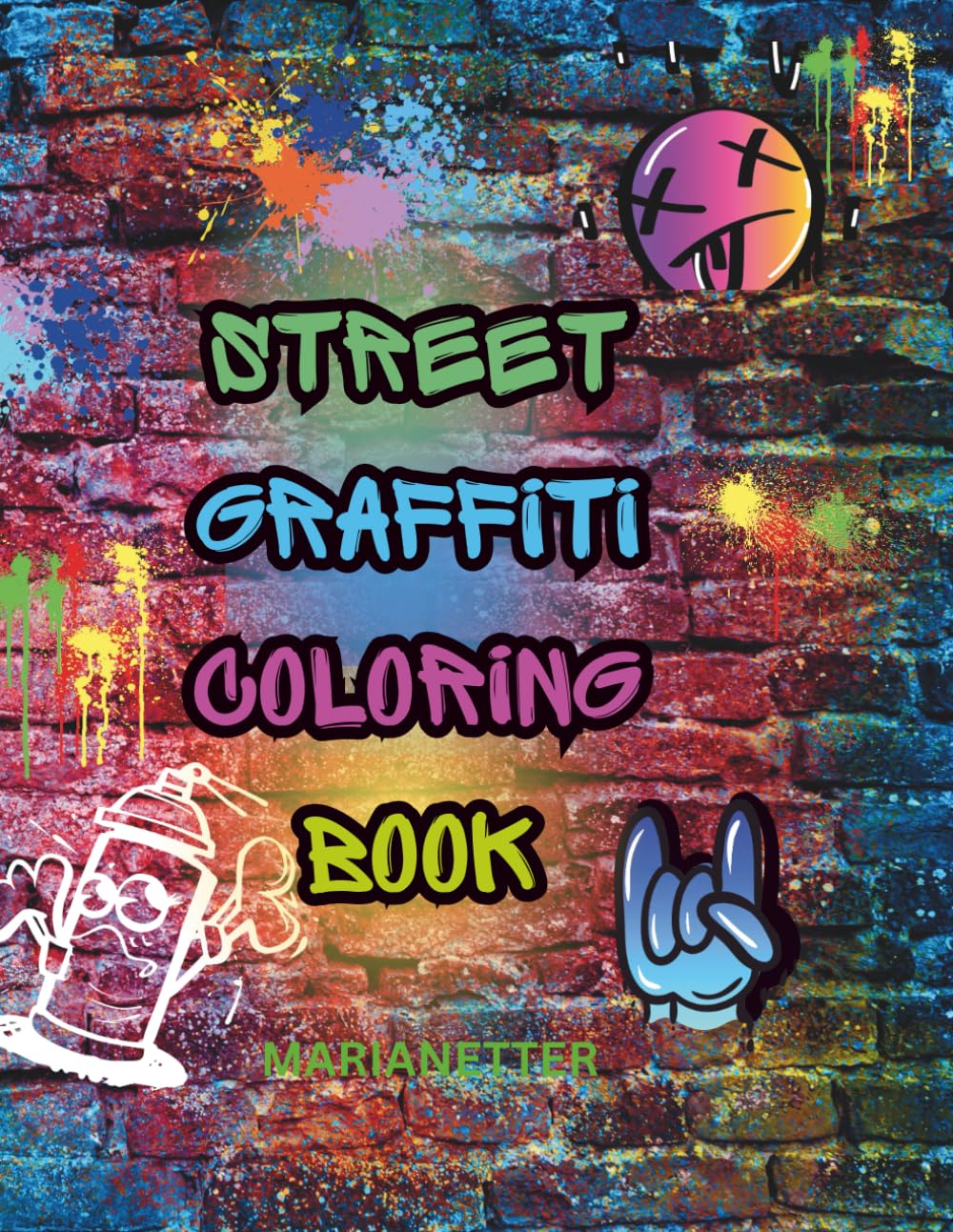 Street Graffiti Coloring Book