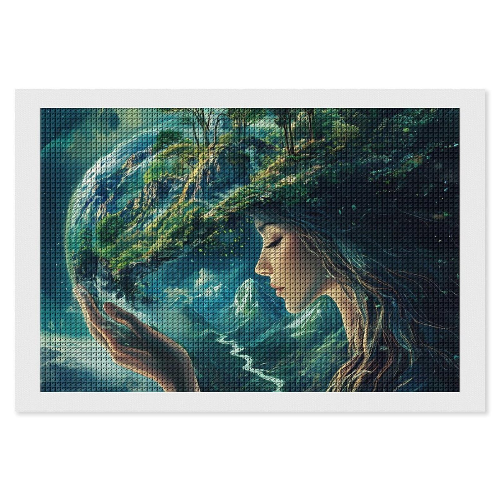 Amazon.com: Gaia Earth Goddess Greek Mythology Diamond DIY