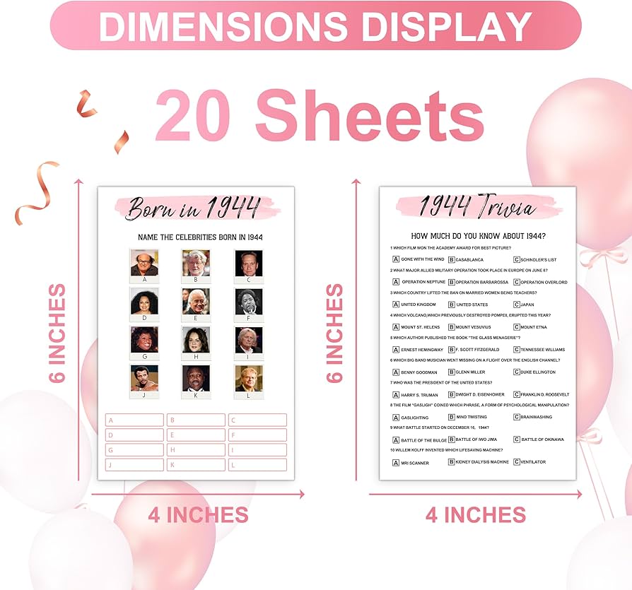 lnokrim-80th-birthday-party-games-set-of-6-games-for-20-guests-born-in-1944-60-pcs-double-sided-cards-bundle-adults-party-games-activities-amazon-canada for 80th Birthday Games Free Printable LNOKRIM 80th Birthday Party Games Set of 6 Games for 20 Guests, Born in 1944, 60 Pcs, Double Sided Cards, Bundle, Adults, Party Games & Activities - Amazon Canada for 80th Birthday Games Free Printable