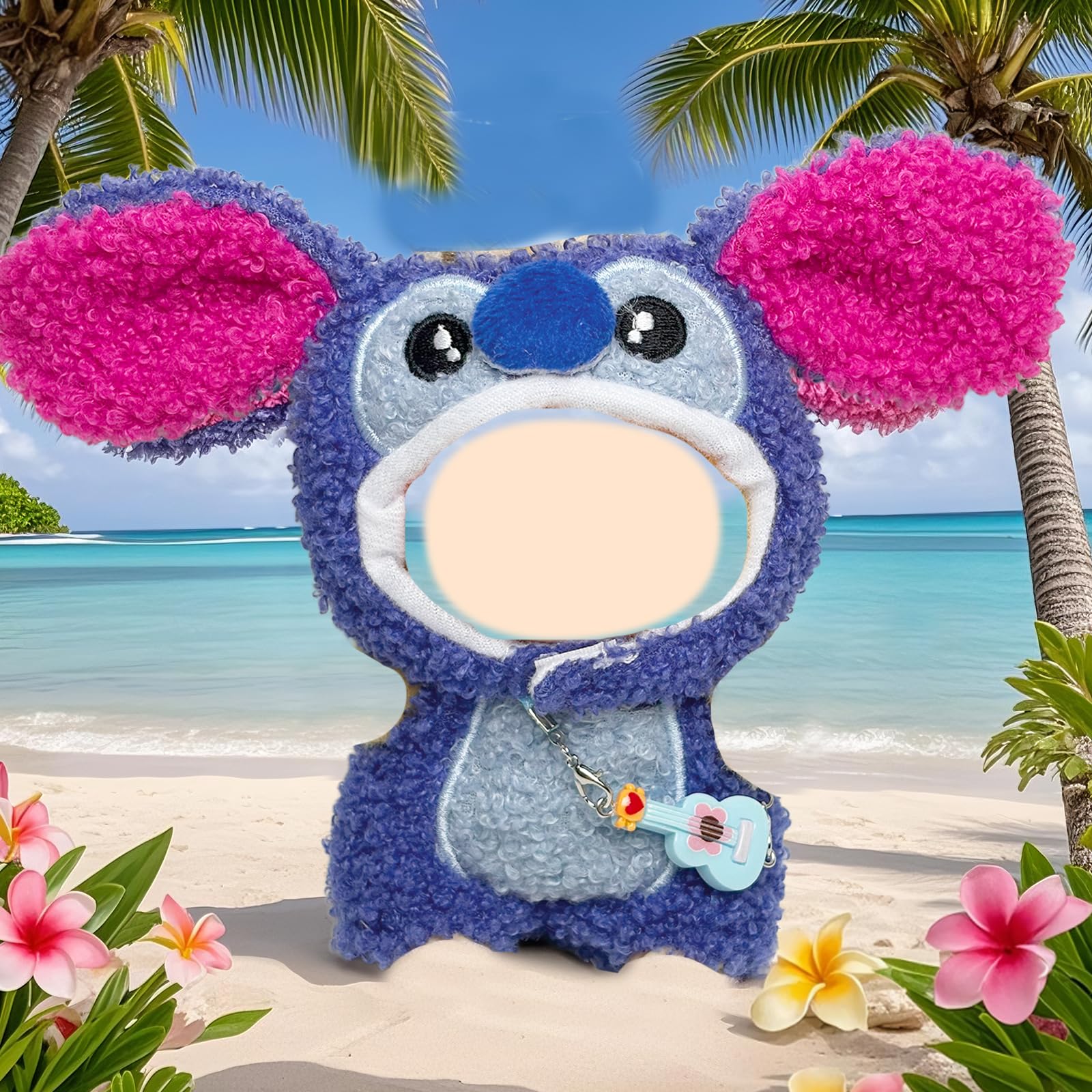 3 piezas de ropa de muñeca azul para muñecas de 17 cm, los juegos de accesorios de muñeca incluyen 1 mameluco, 1 sombrero, 1 colgante para niña, para los mejores regalos, sin muñeca