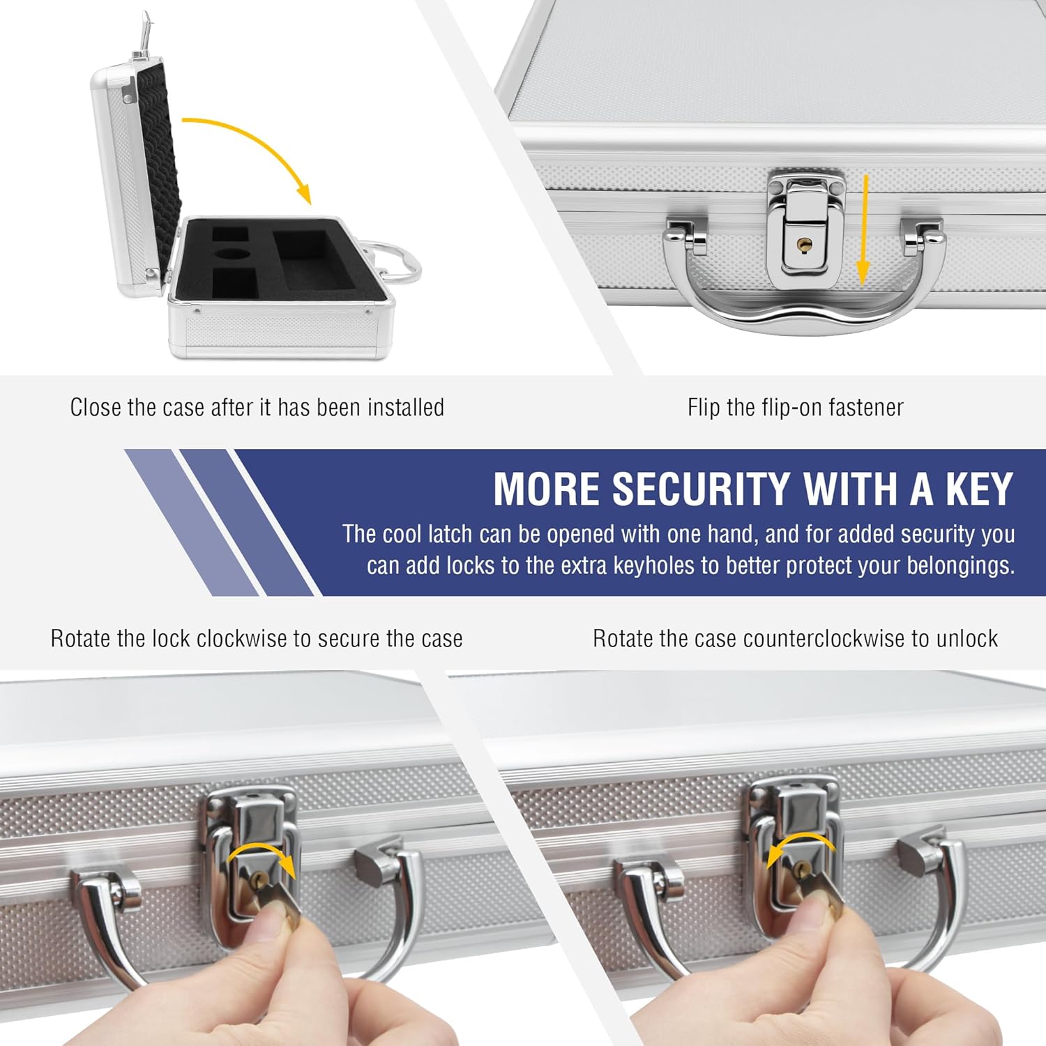 Alstar Telescope Eyepiece & Filter Accessory Case Fits 1.25 Inch Telescope Eyepiece Kit, Barlow Lens, Diagonal Mirror and Telescope Filters, Aluminium Storage Carrying Case Secure Accessories Safely
