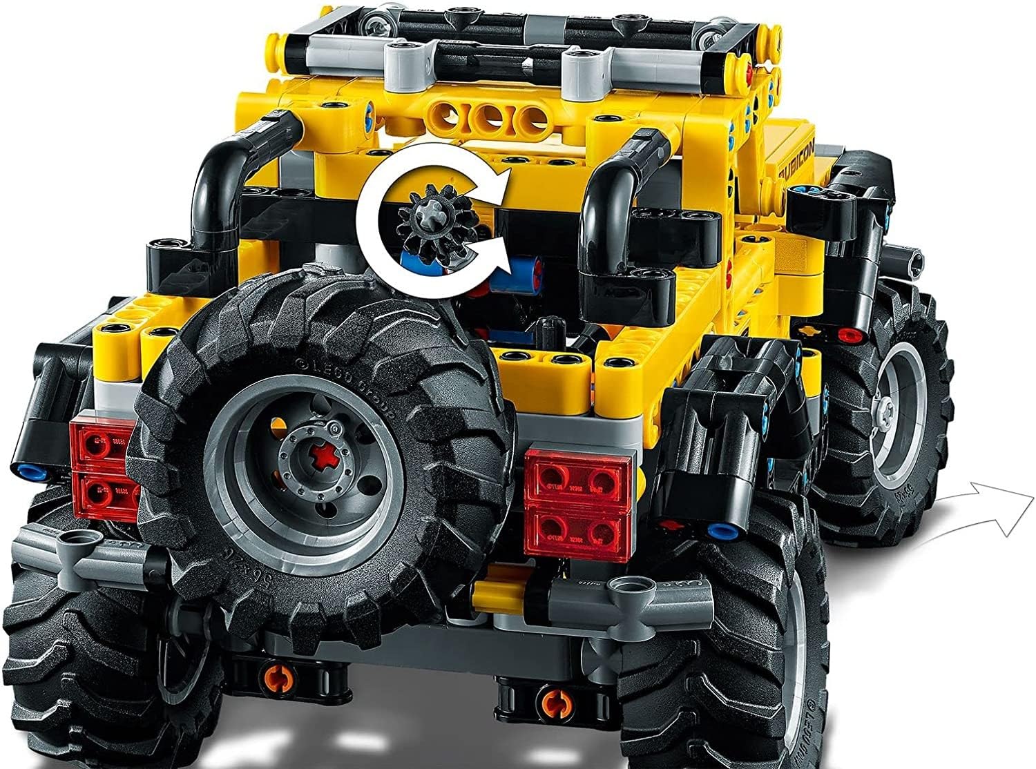 LEGO Technic Jeep Wrangler 4x4, Set con Macchina Giocattolo da Costruire, Modellino SUV Fuoristrada, Giochi per Bambini, Bambine, Ragazzi e Ragazze da 9 Anni in su, Idea Regalo di Compleanno 42122