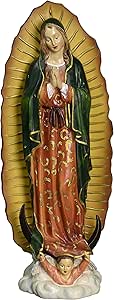 Guadalupe Our Lady Statue Catholic Religious Figurine
