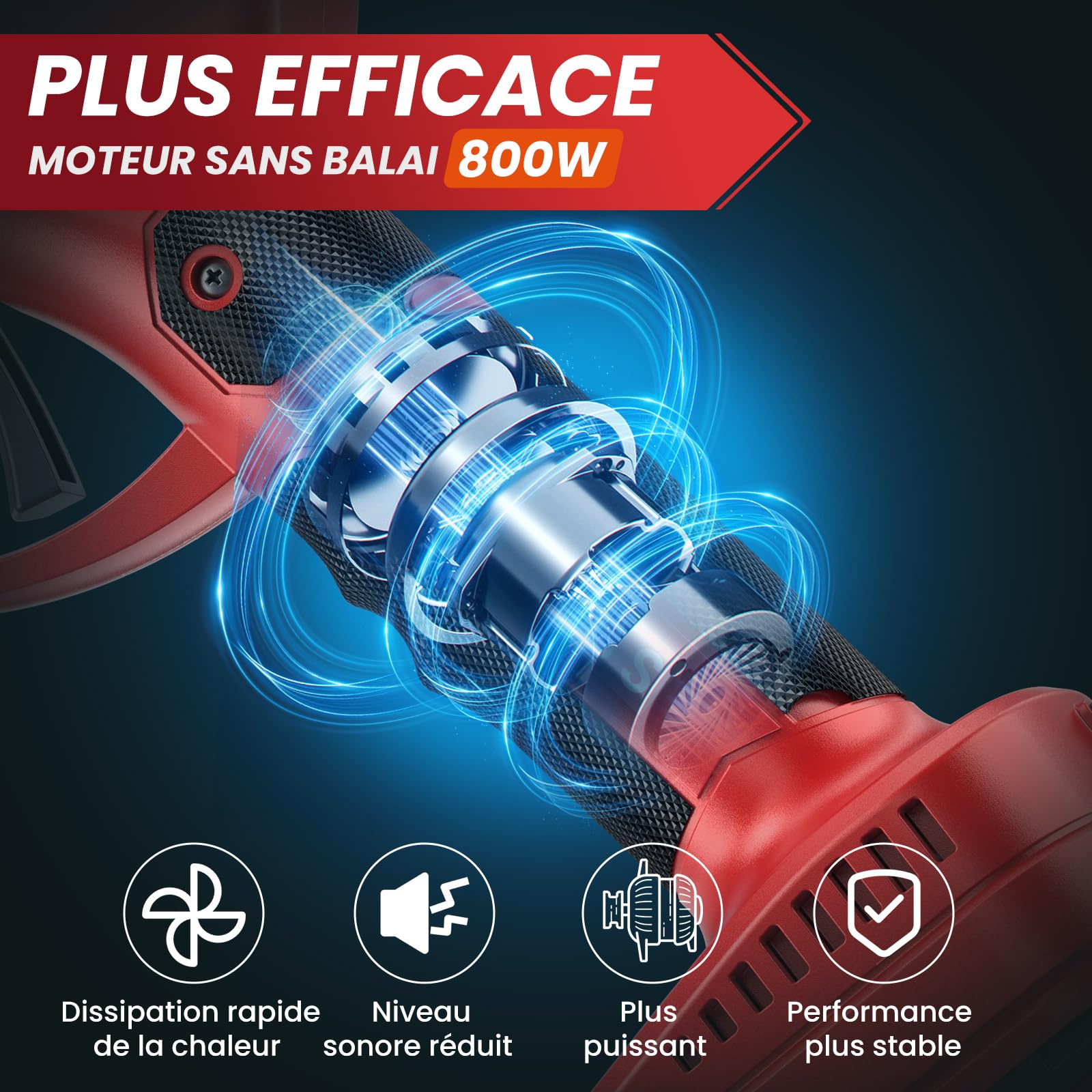 Sécateur Électrique Sans Fil avec Écran et Boîte de rangement, 50MM Secateur Electrique 2-en-1 Extensible Jusqu'à 2,3 m, Secateur Telescopique Electrique pour Jardinage, Ferme, Arbres fruitiers