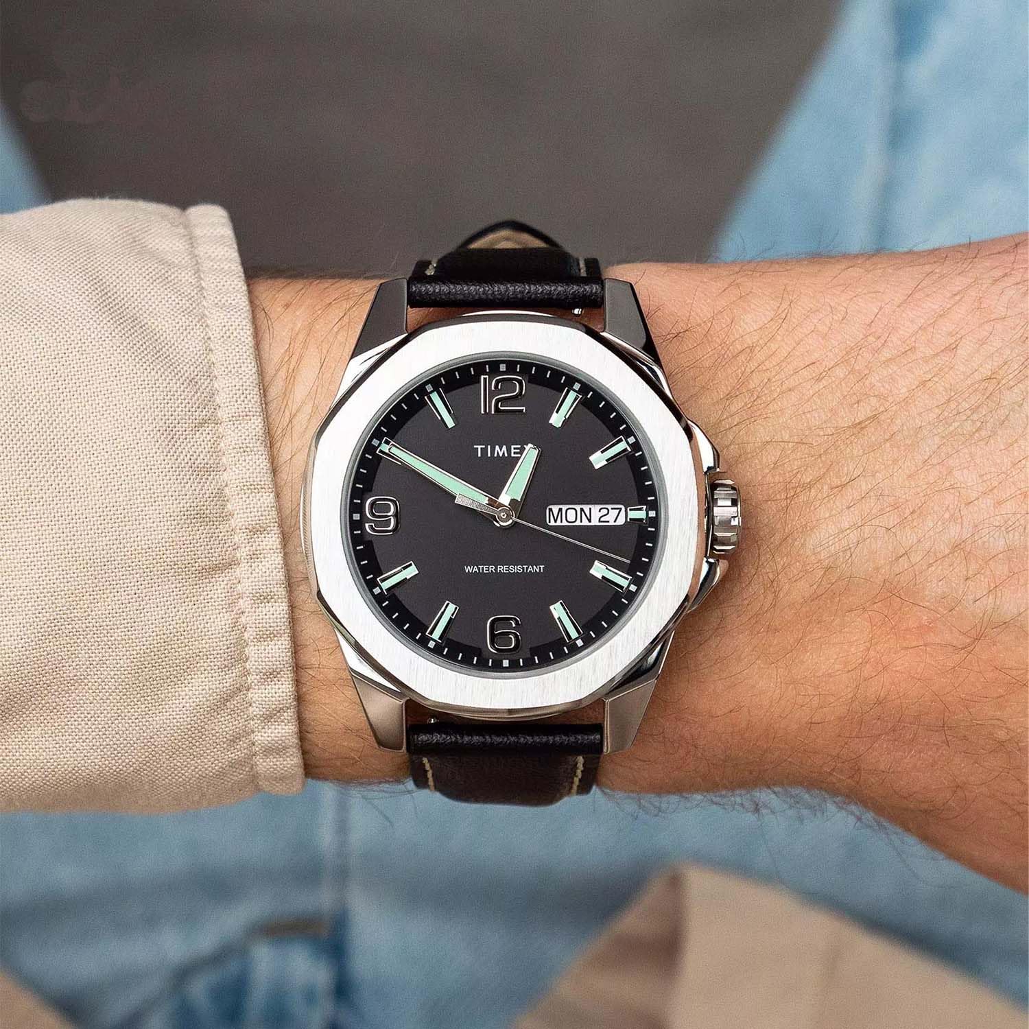 Timex Men's Essex Day & Date 46mm Watch