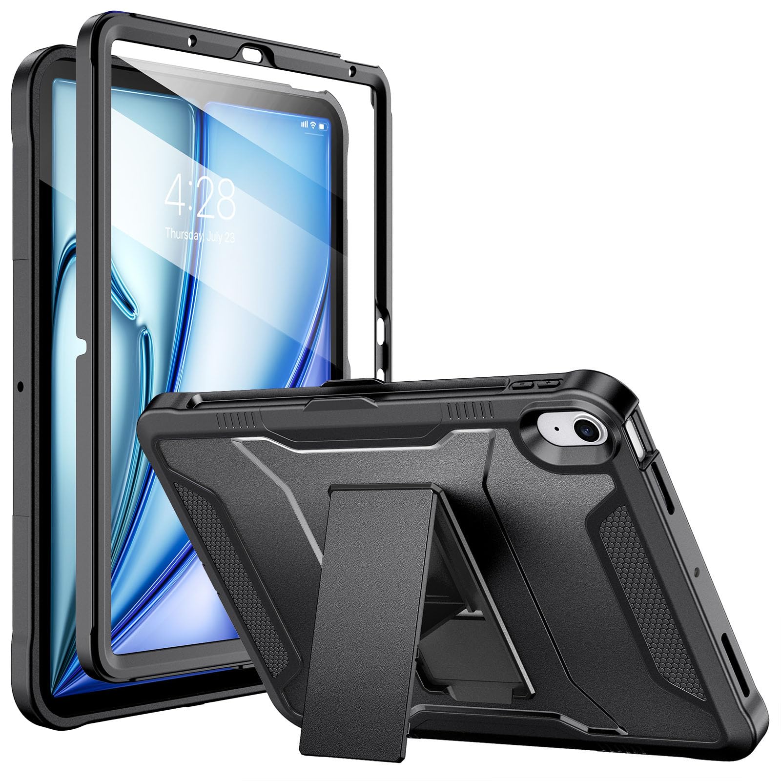 Photo 1 of Soke Case for iPad Air 11-inch M4/M3/M2 (2026/2025/2024) - Dark Black