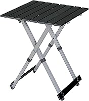 GCI Outdoor Compact Camp Table 20 - Lightweight 4lb Folding Aluminum Side Table for Camping, Picnics, Tailgating 60lbs Capacity