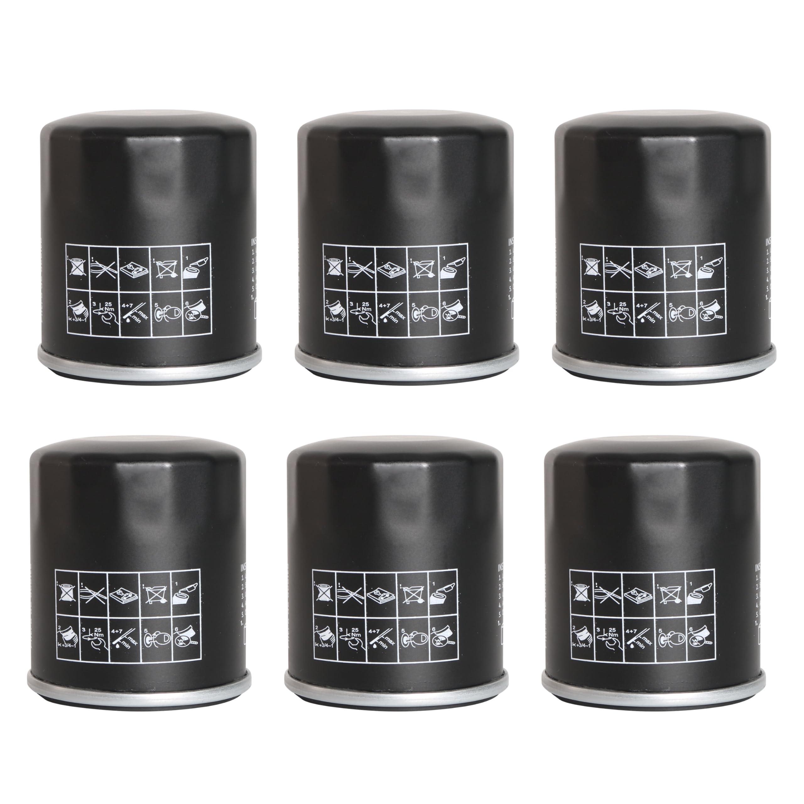 6PCS Transmission Oil Filter Fits for Ariens 21545100 Fit for Bad Boy 063-1050-00 Fits for Exmark 109-3321 for Ferris 5101026X1 for Bush Hog Fit for Hustler for Snapper Lawn Mowers