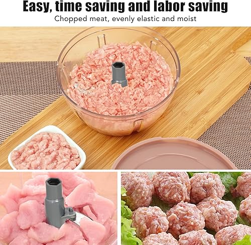 Miniatura 7 de Picador manual de alimentos, cortador de verduras, picador de ajo, picador manual de alimentos, cebolla, ajo, pimienta, nuez de verduras, mano, 3