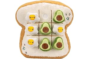 Russ Breakfast Toast Tic Tac Toe Plush Playset - Zip and Go...