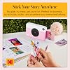 Kodak Printomatic Instant Camera (Pink) Basic Bundle + Zink Paper (20 Sheets) + Deluxe Case + Comfortable Neck Strap