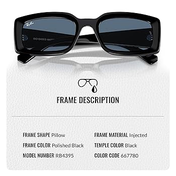 Ray-Ban RB4395 KILIANE BIO-BASED Square-Round Shaped Non