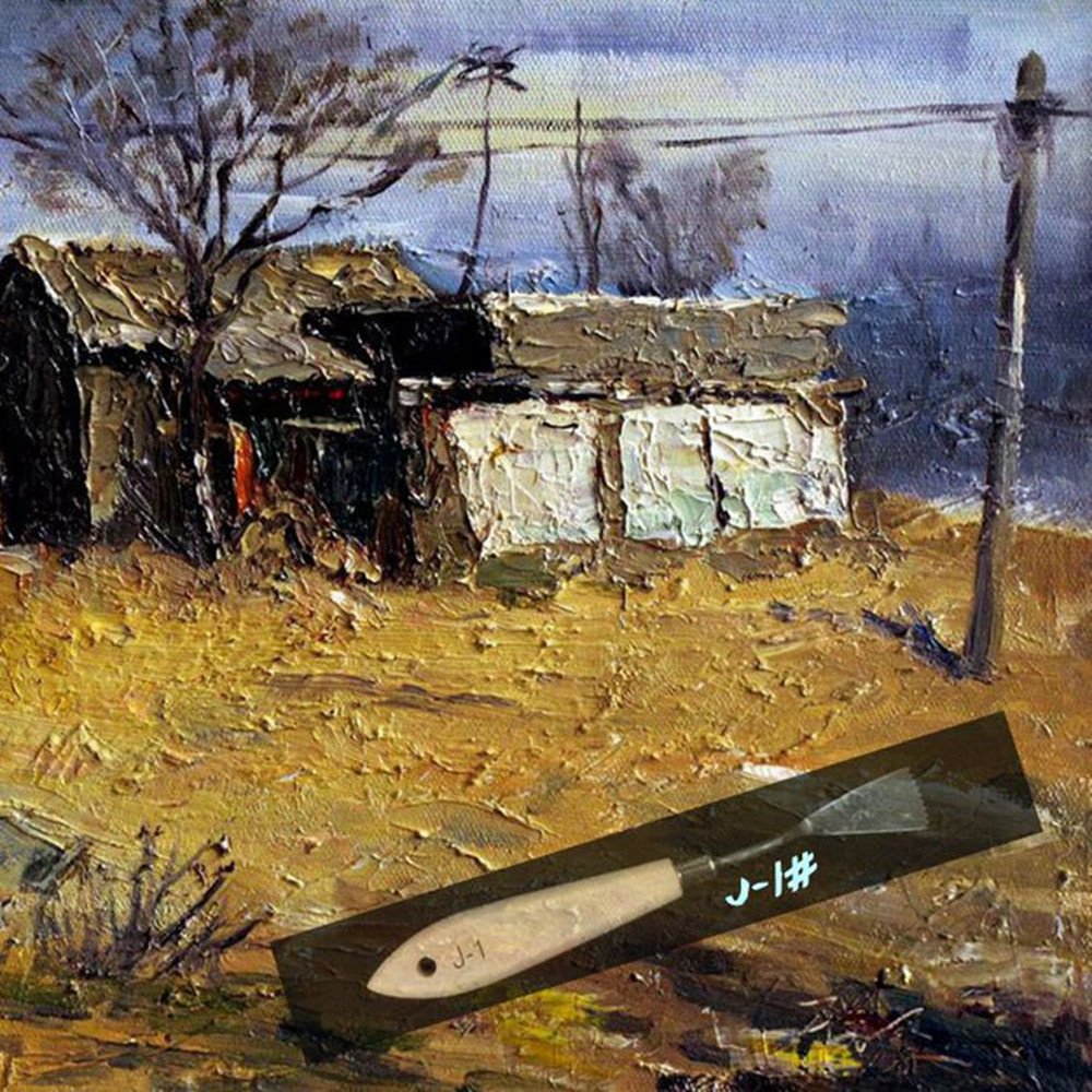 Togood 10pcs Stainless Steel Spatula Palette Knives for Artists, Art