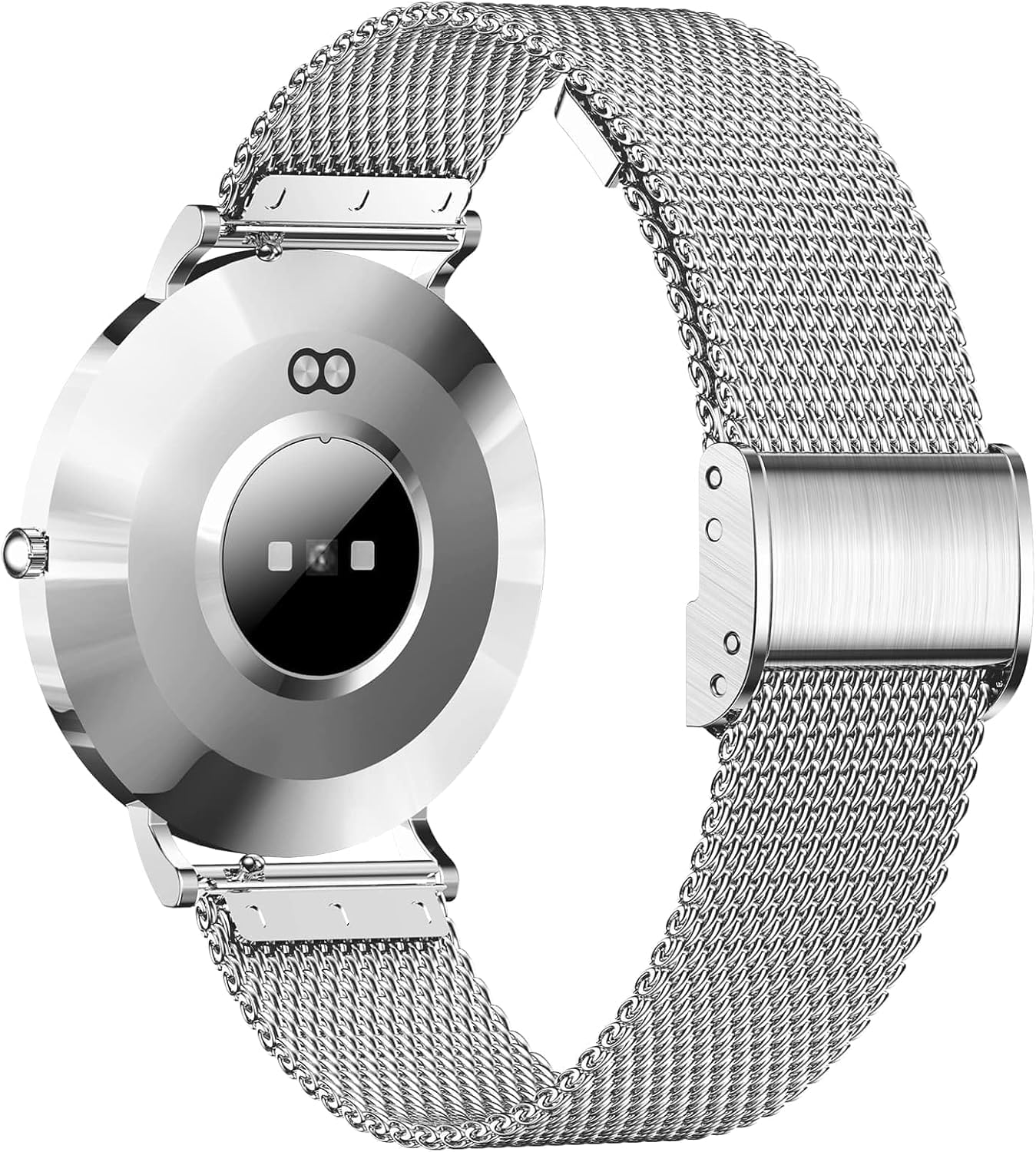 XCOAST SIONA 2 smartwatch da donna (4,2 cm) iOS e Android, Fitness Tracker, AMOLED, 21 sport, 150 watchfaces, ossigeno nel sangue, ultra piatto (6,9 mm), impermeabile, impulso, pressione sanguigna