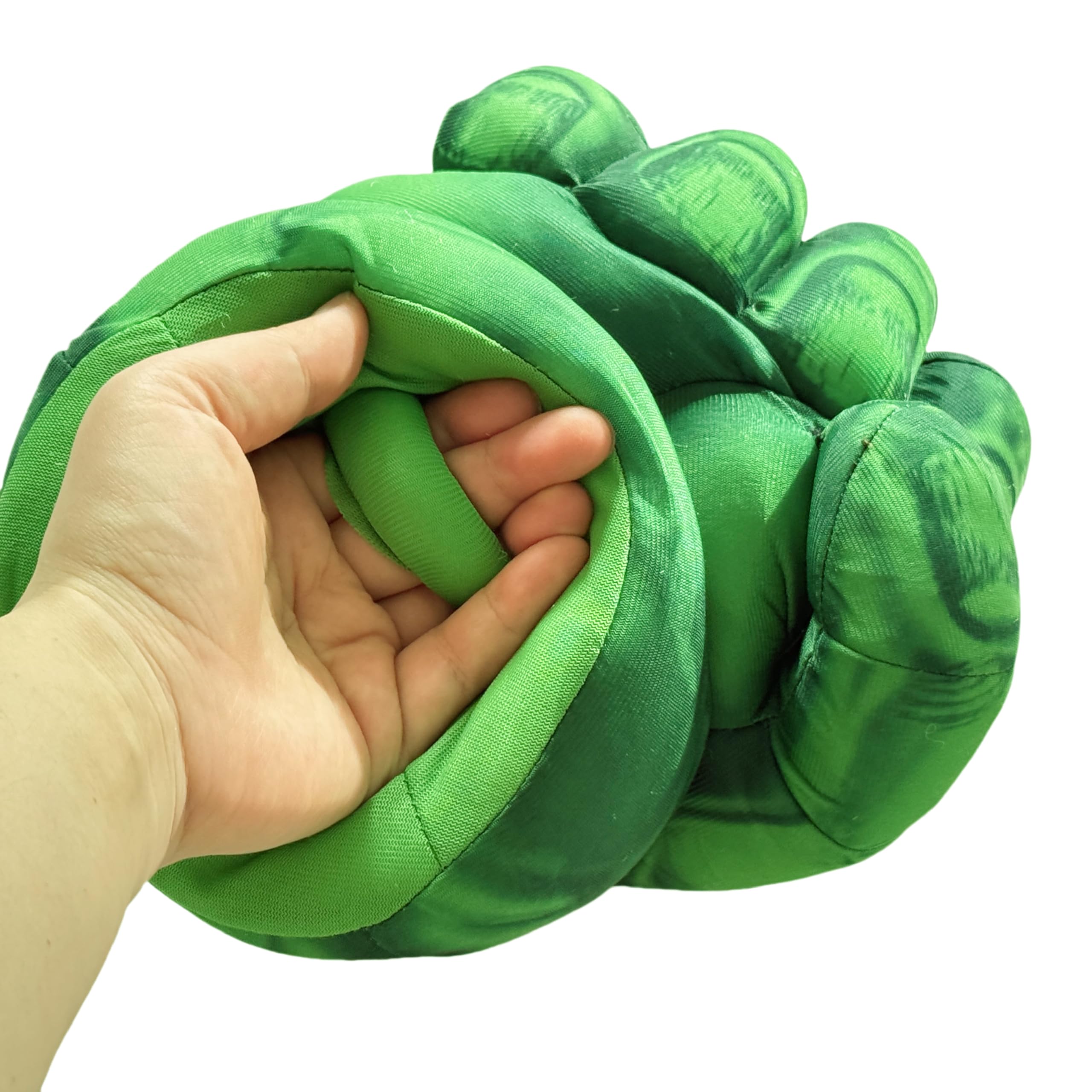 Gants de super-héros pour enfants, costumes de cosplay, poings de héros en peluche douce, cosplay, Halloween, jeu de rôle pour anniversaire, Noël pour garçons et enfants (vert)