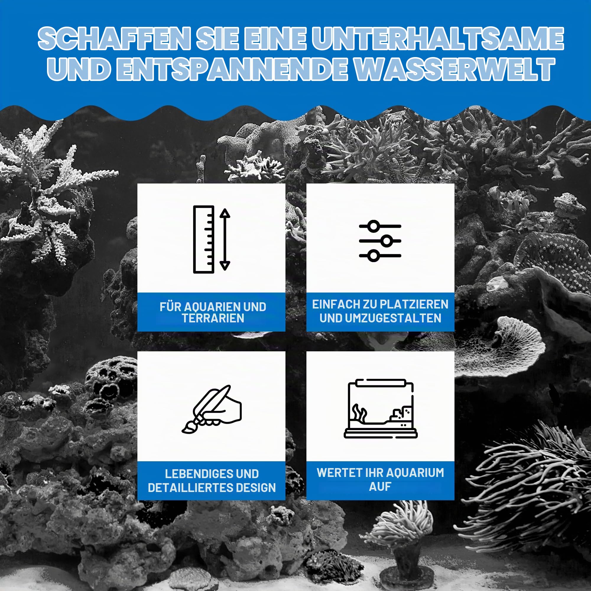 Penn-Plax Spongebob Squarepants® Aquarium-Dekoration, Spongebob's Ananas, Squidward Home und The Crusty Crab, Kunstharz-Figuren, Aquarium- und Terrariendekoration