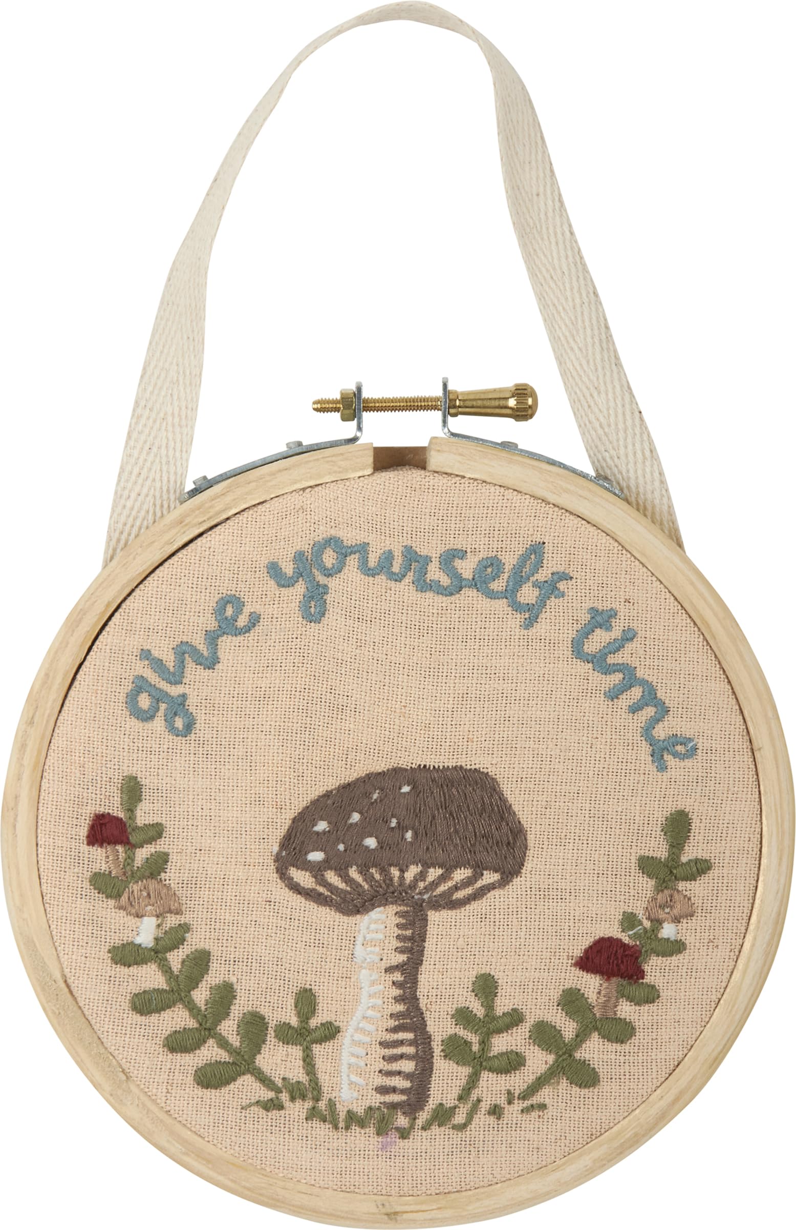 Décoration murale en bois Give Yourself Time pour un coin lecture zen