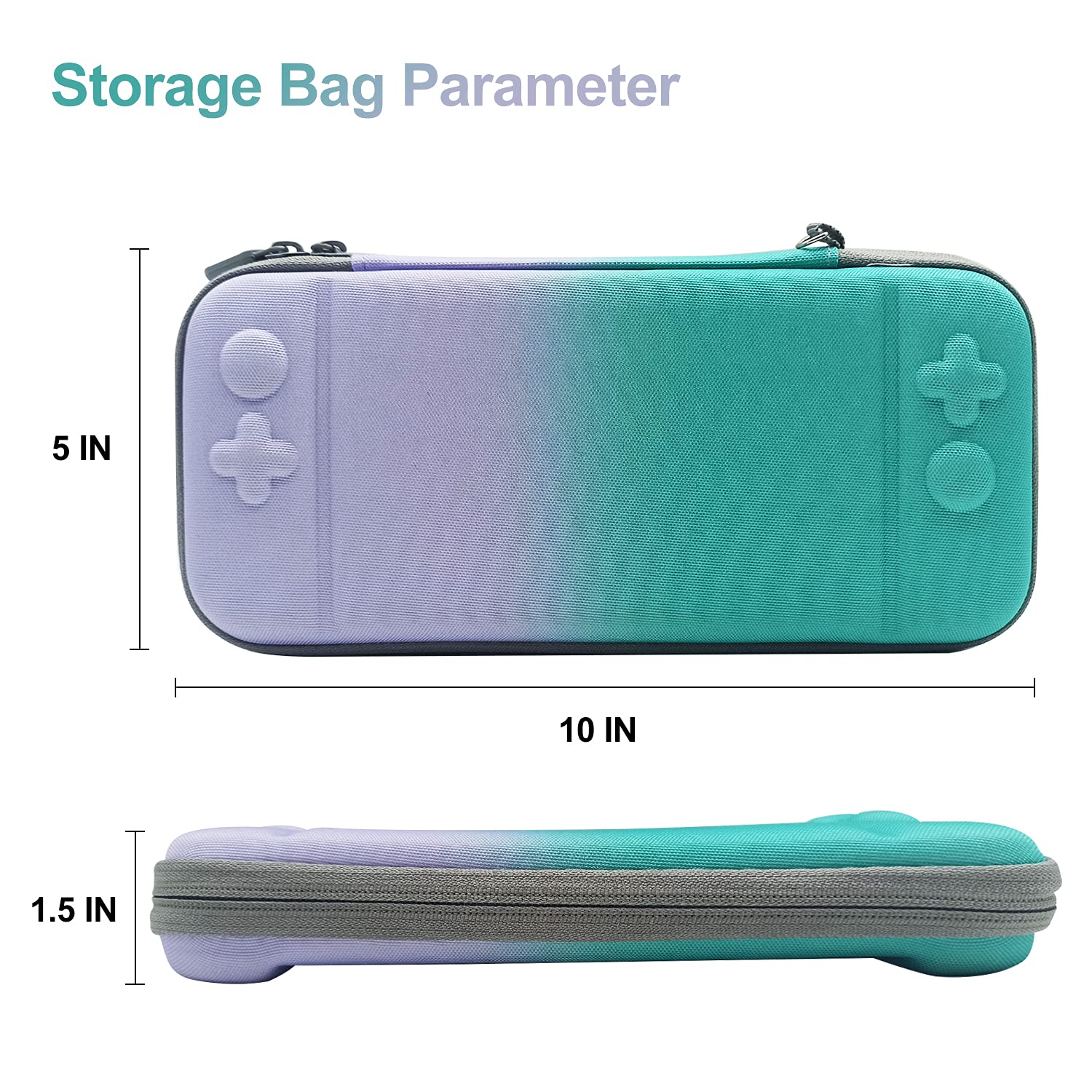 Torba do Nintendo Switch, 10 kartridży do gier, etui ochronne na Nintendo Switch, torba Nintendo Switch, torba do przenoszenia kompatybilna z konsolą i akcesoriami