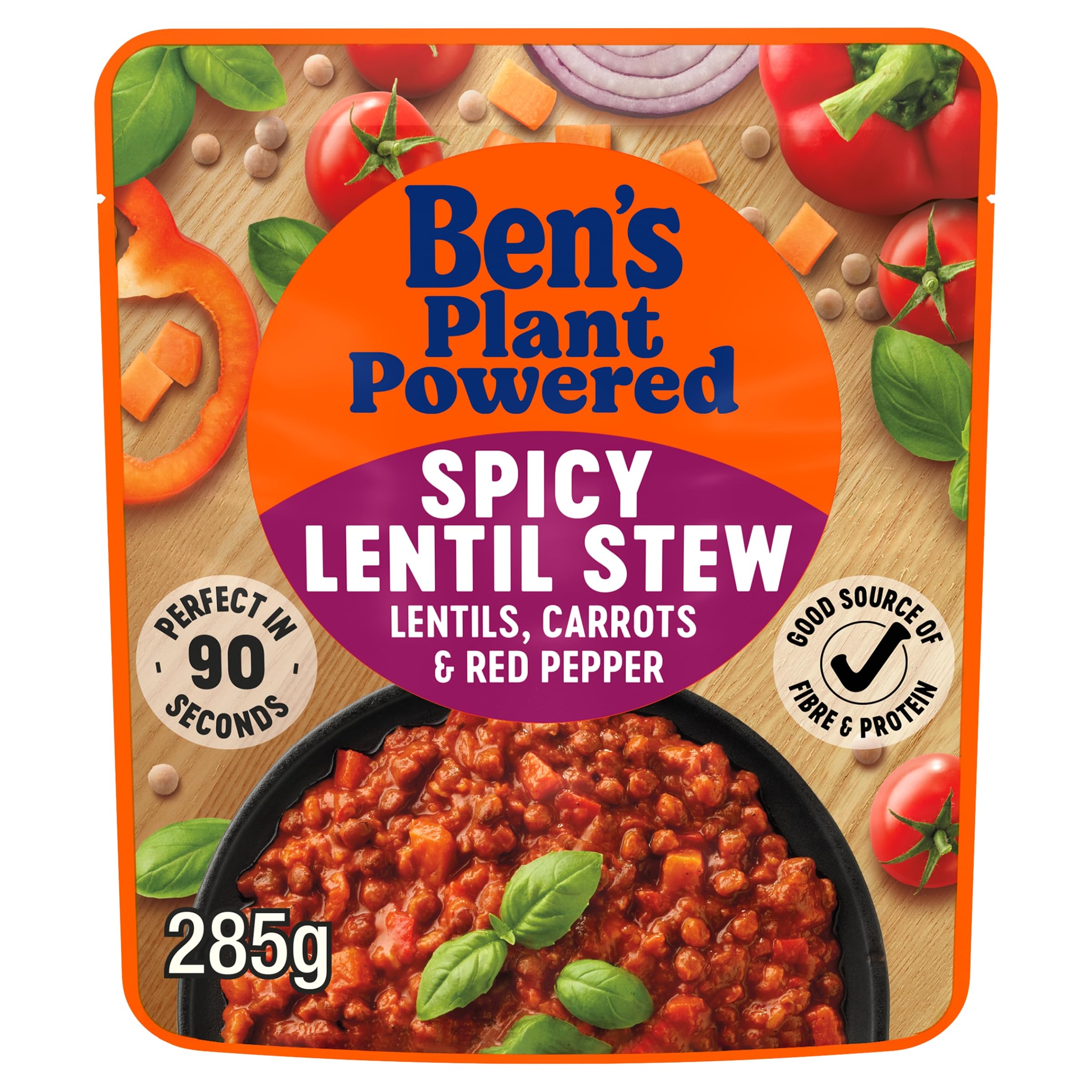 Ben's Original Plant Powered Spicy Lentil Stew Pouch 285g