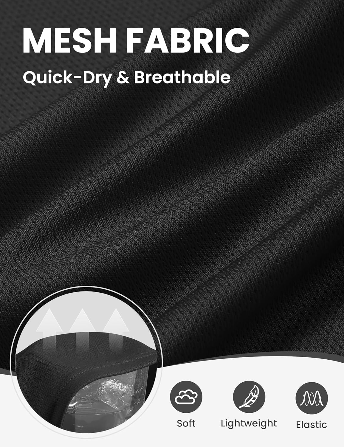 Auranso Boys Athletic Shorts Mesh Basketball Soccer Kids Youth Shorts Quick Dry Sport Active Clothes with Pockets - Image 5