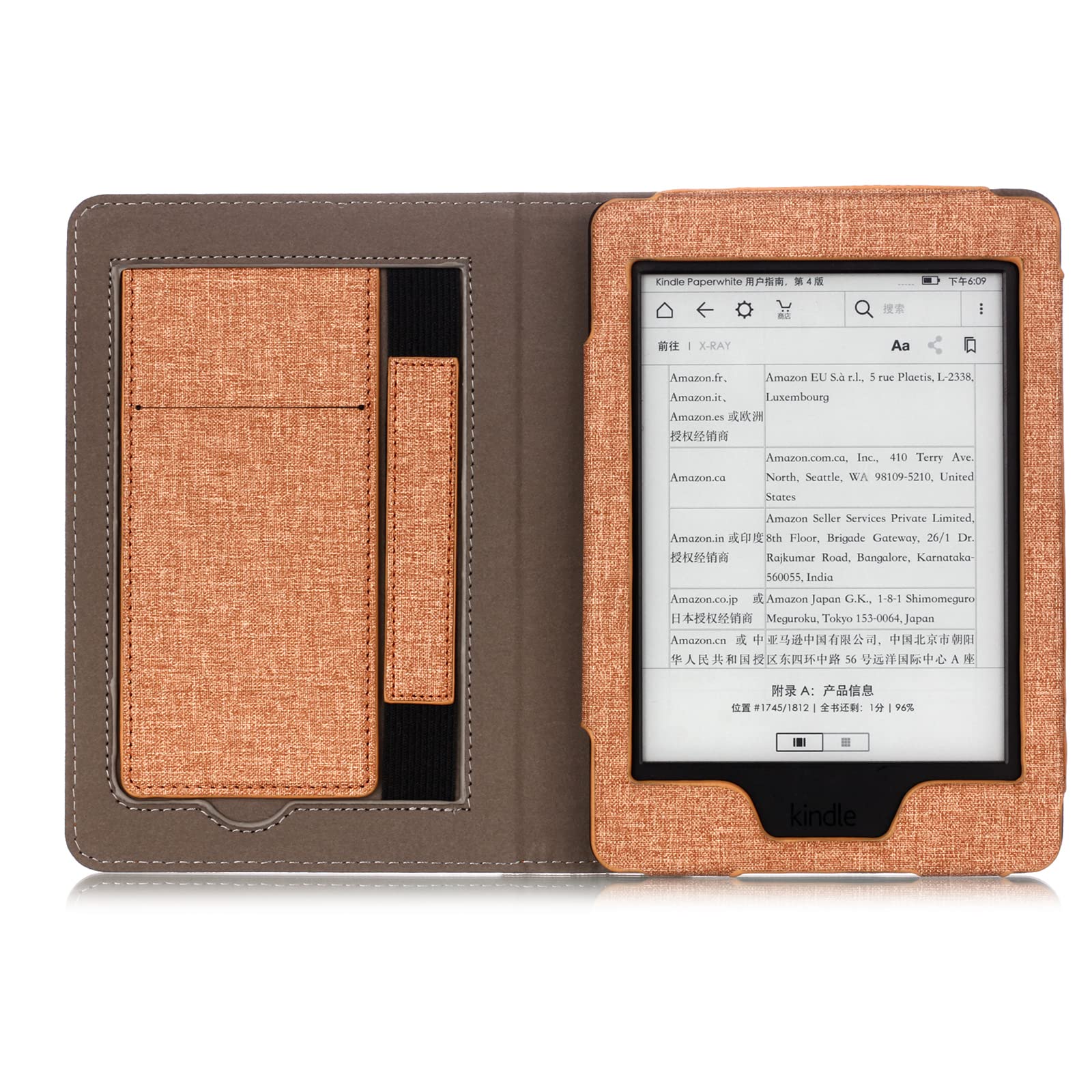 Amazon.co.jp: enoxboo Kindle 第 11 世代 2024/2022 用ケース