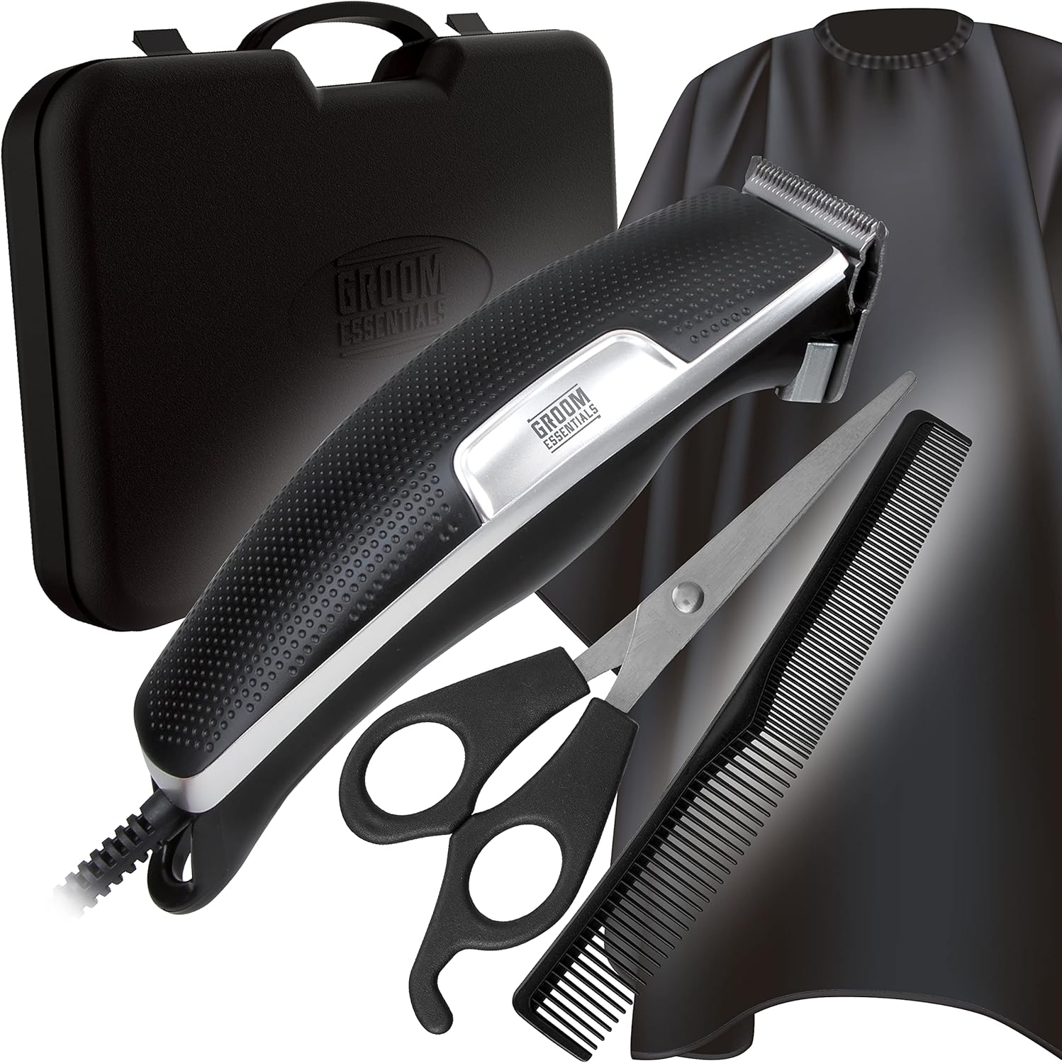 Groom Essentials Pro 26Piece Set Hair Clippers for Men