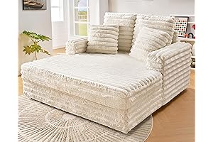 VanAcc Oversized Pillow Soft Microfiber Lounge Chair