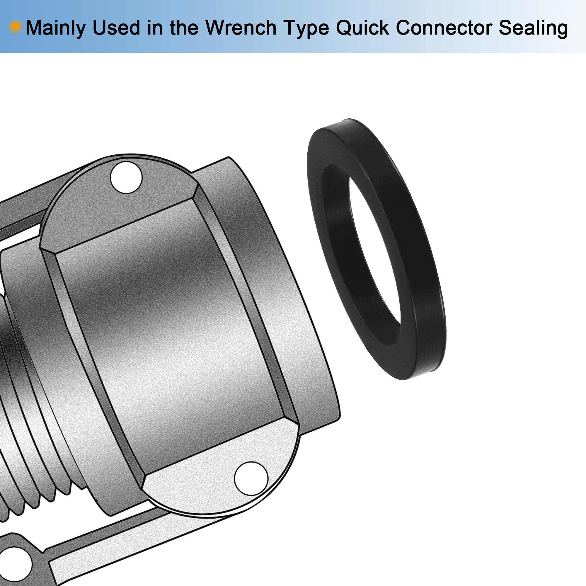 GUARNIZIONE RONDELLA PIANA PER RACCORDI IBC PE ESPANSO 2