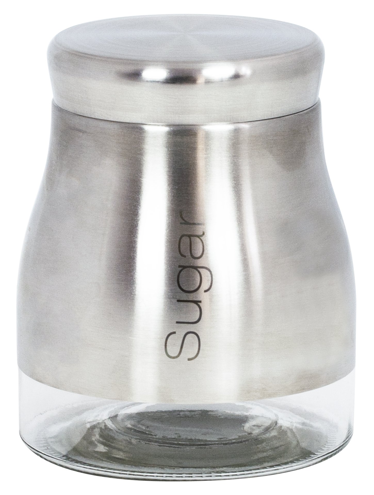 Sabichi Sugar Jar, Glass, Silver