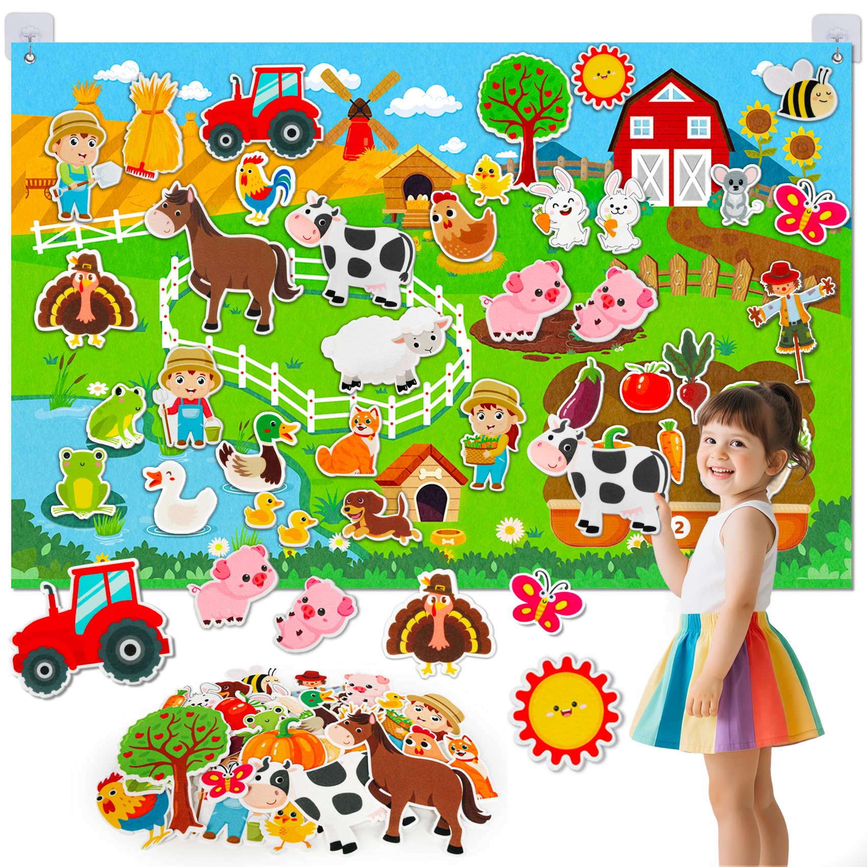 Peacurh Farm Felt Set